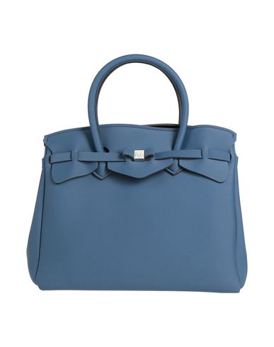 Save My Bag Woman Handbag Navy Size - Peek (polyether - Ether - Ketone), Polyamide, Elastane