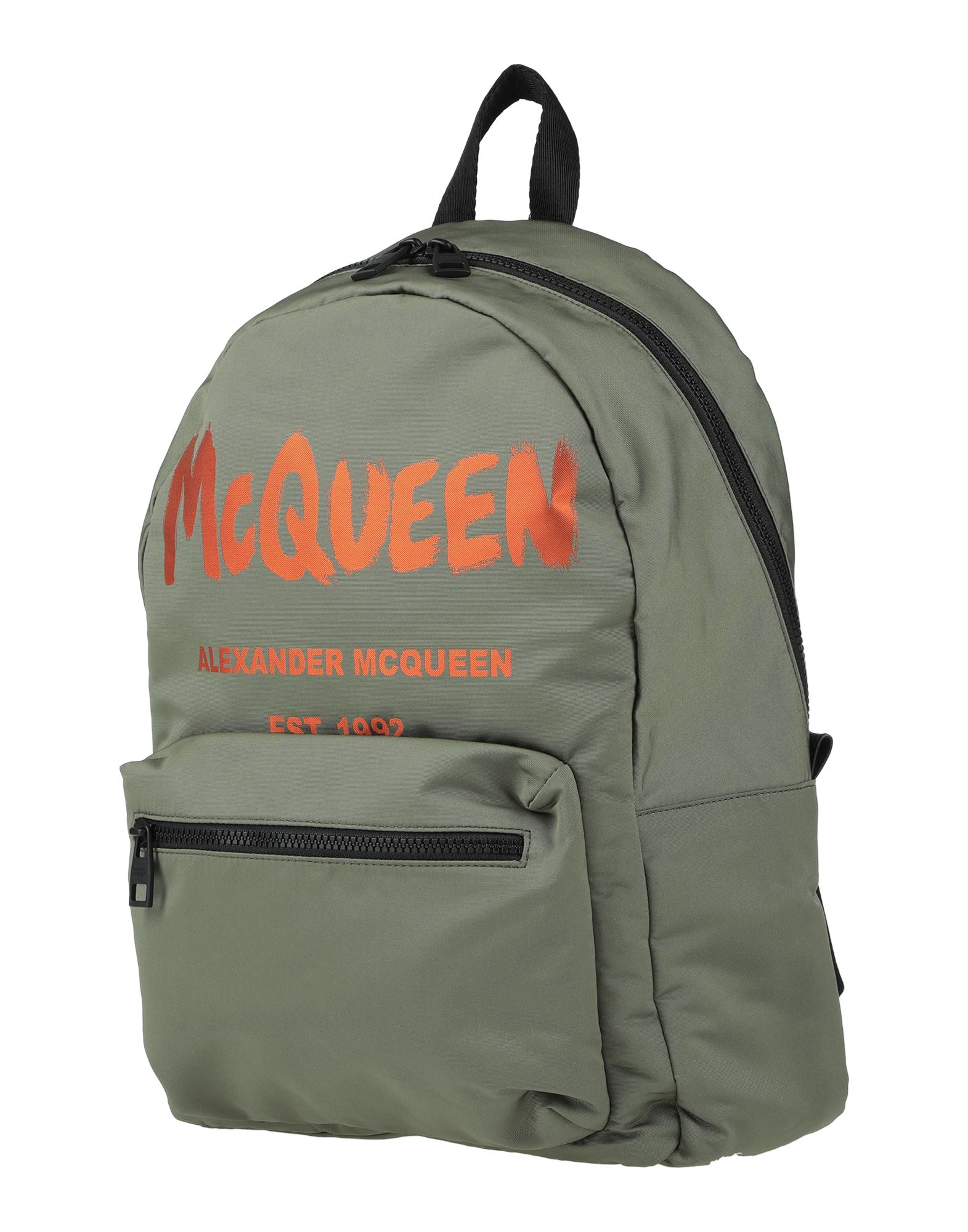 Alexander Mcqueen Backpacks In Military Green
