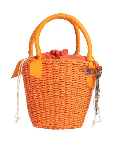 Amor Y Mezcal Woman Handbag Orange Size - Textile Fibers