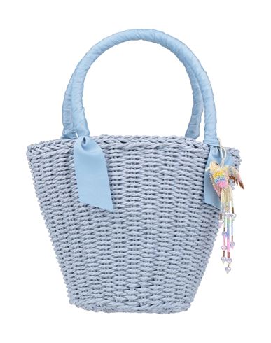 Amor Y Mezcal Woman Handbag Light Blue Size - Textile Fibers