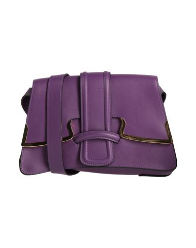 Alberta Ferretti Woman Cross-body Bag Purple Size - Soft Leather