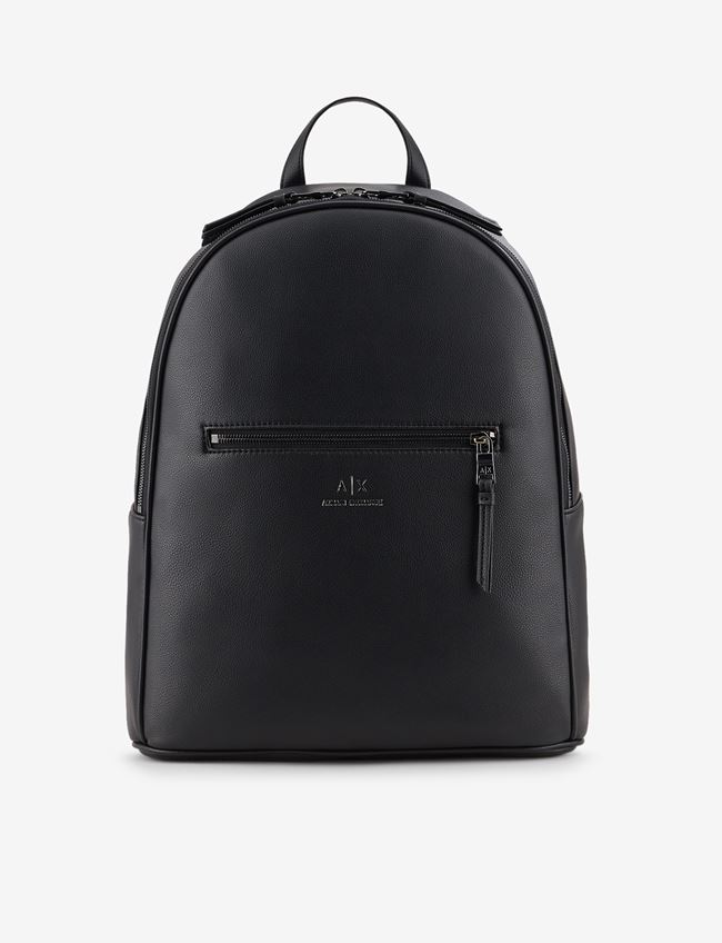 Armani Exchange Backpack Black Polyester