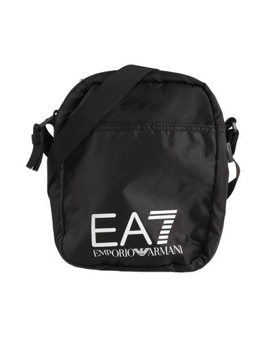 Ea7 Man Cross-body Bag Black Size - Polyester, Polyurethane, Polyamide