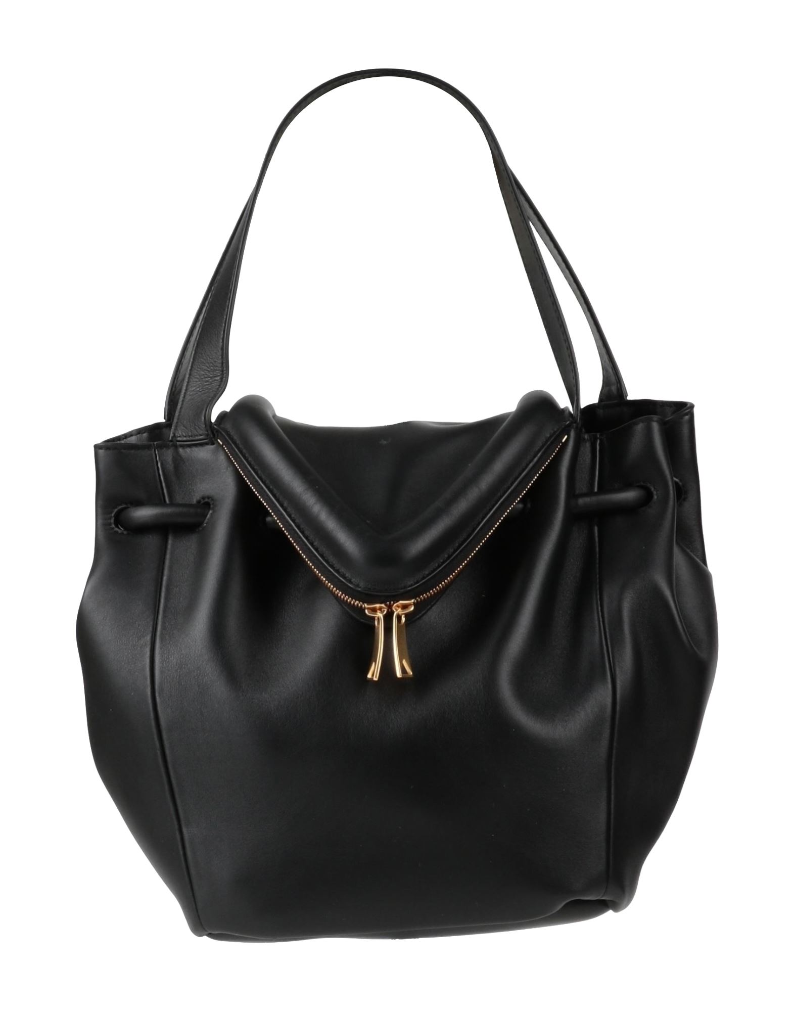 Bottega Veneta Handbags Beak Leather In Black