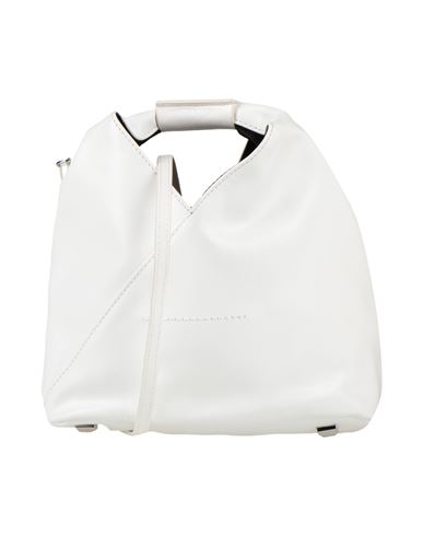 Mm6 Maison Margiela Woman Cross-body Bag White Size - Soft Leather