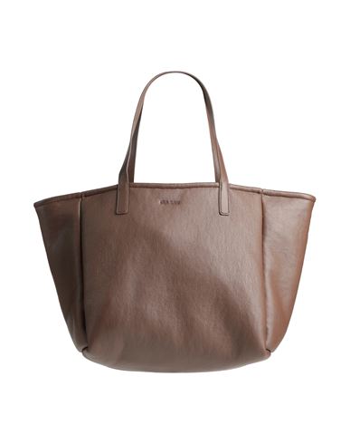 Woman Shoulder bag Burgundy Size - Soft Leather