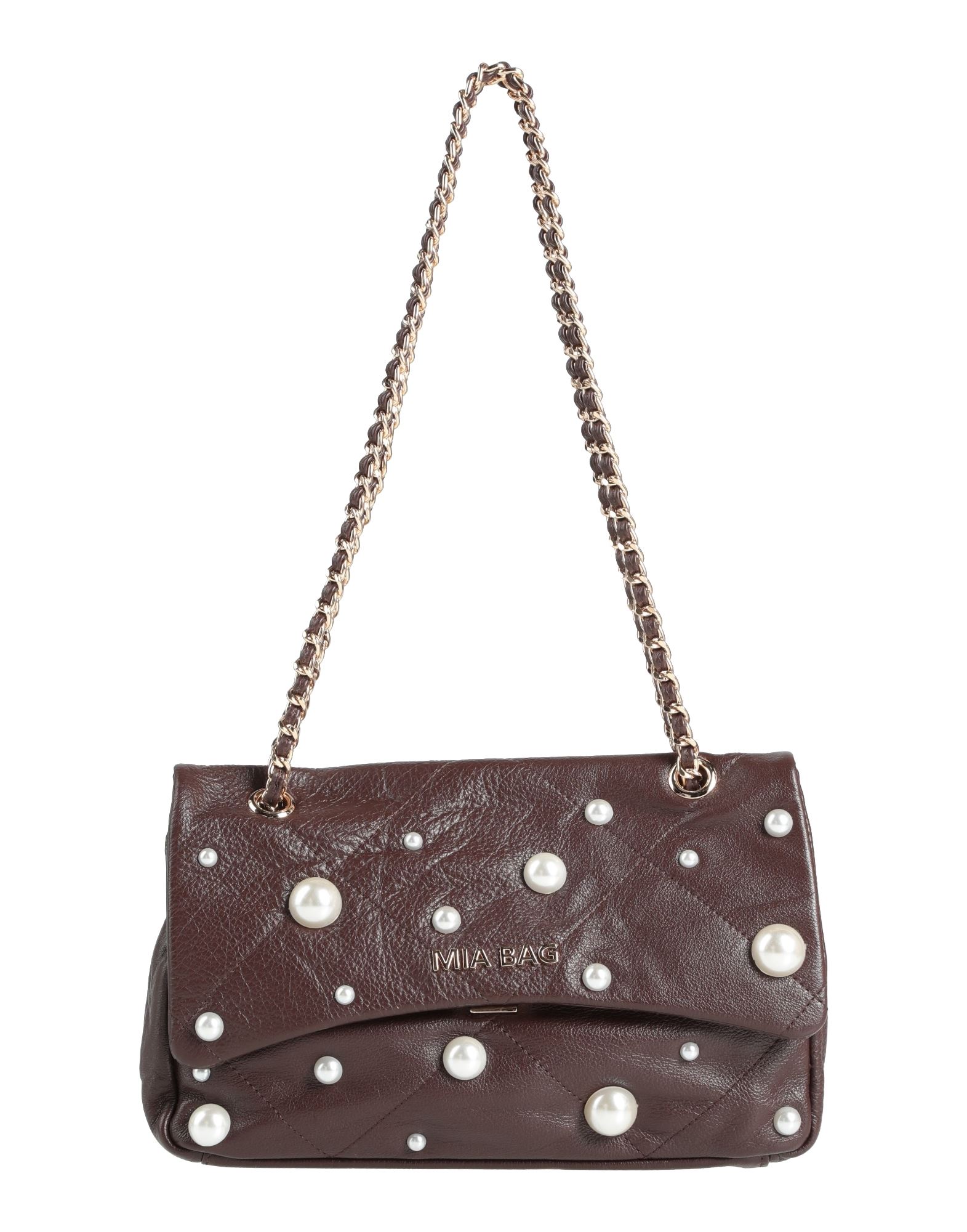 Mia Bag Handbags In Dark Brown
