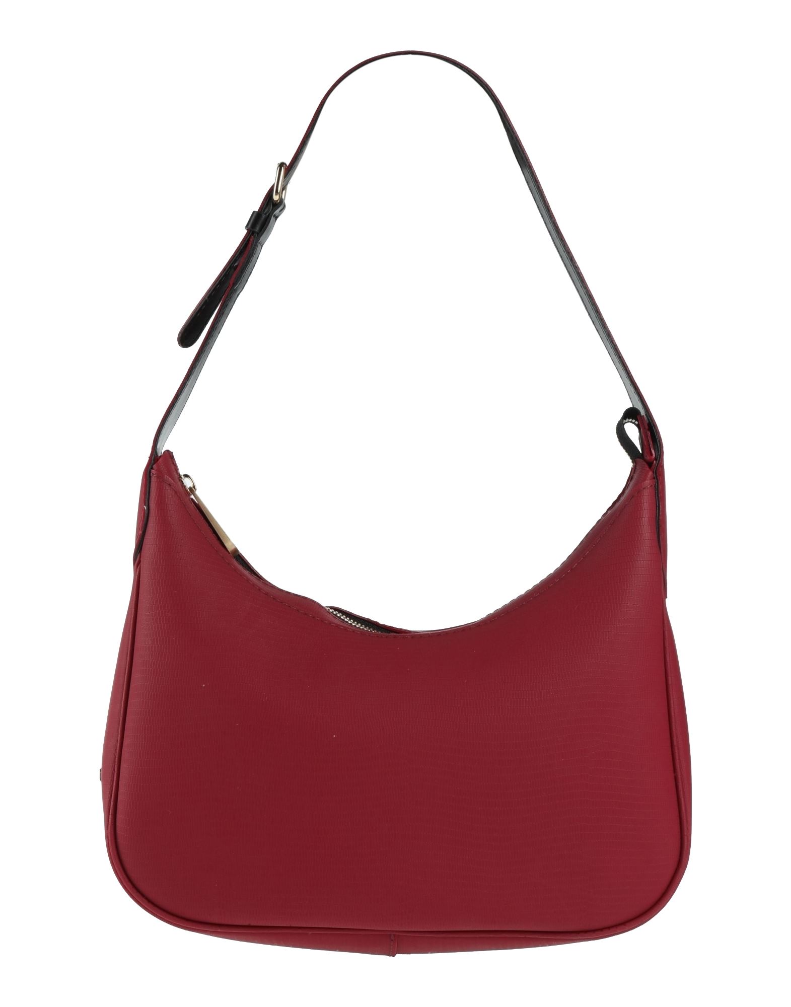 Shop Gum Design Woman Shoulder Bag Brick Red Size - Rubber