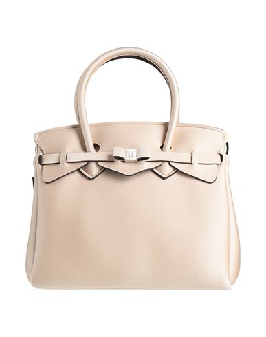 Save My Bag Woman Handbag Beige Size - Peek (polyether - Ether - Ketone), Polyester, Elastane In Sand