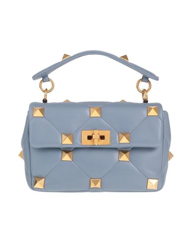Valentino Garavani Woman Handbag Pastel Blue Size - Soft Leather