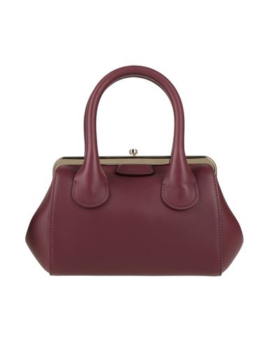 Chloé Woman Handbag Deep Purple Size - Soft Leather