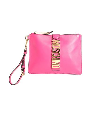 Moschino Woman Handbag Fuchsia Size - Soft Leather In Pink