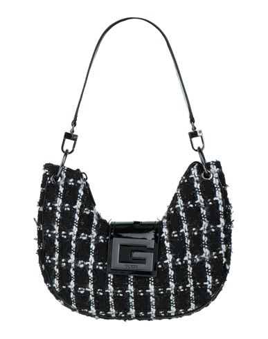 Guess Woman Shoulder Bag Black Size - Polyester, Polyurethane