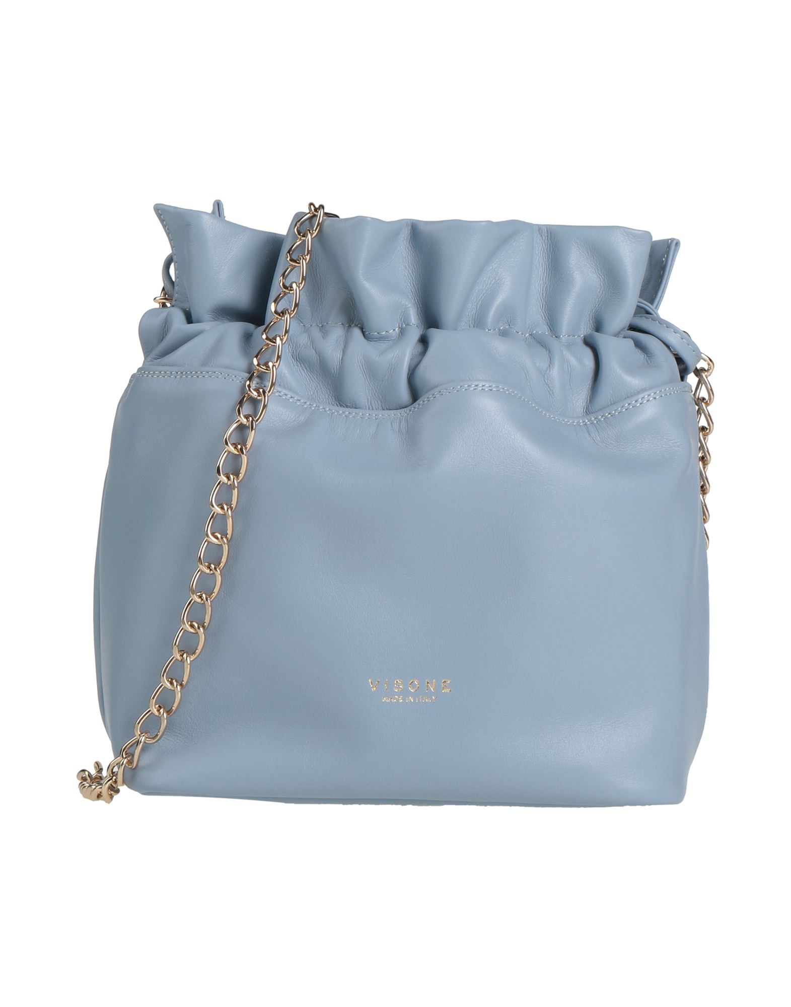 Visone Handbags In Blue