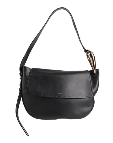 Chloé Woman Shoulder Bag Midnight Blue Size - Calfskin In Blue