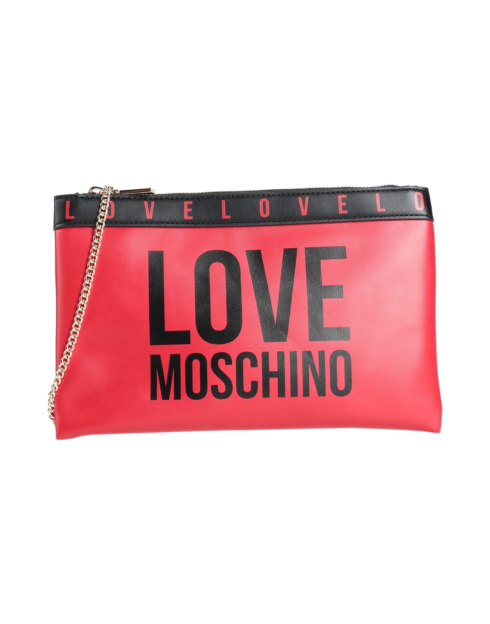 Love Moschino Handbags In Brick Red