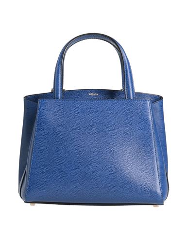 Valextra Woman Handbag Blue Size - Calfskin