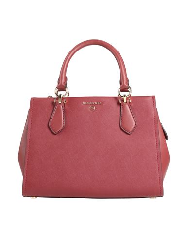 Michael Michael Kors Woman Handbag Brick Red Size - Bovine Leather