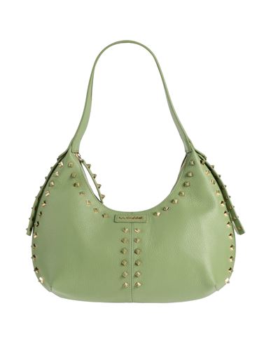 Woman Handbag Light green Size - Textile fibers