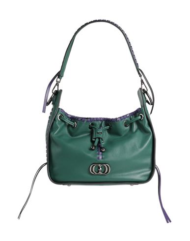 La Carrie Woman Shoulder Bag Green Size - Soft Leather