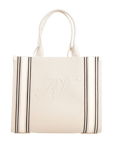Roger Vivier Woman Handbag White Size - Textile Fibers, Soft Leather