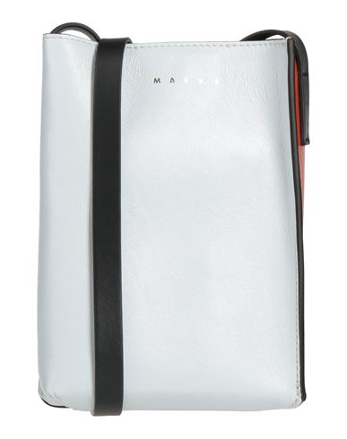 Marni Woman Cross-body Bag Sky Blue Size - Bovine Leather, Brass In Blue