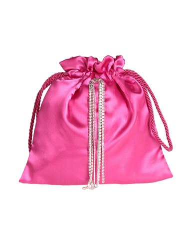 Dhandi Woman Handbag Fuchsia Size - Textile Fibers In Pink