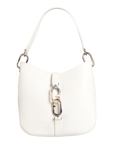 Furla Sirena S Hobo Woman Handbag Off White Size - Soft Leather