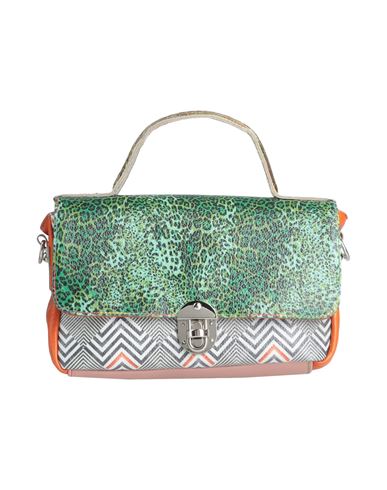 Ebarrito Woman Handbag Green Size - Soft Leather