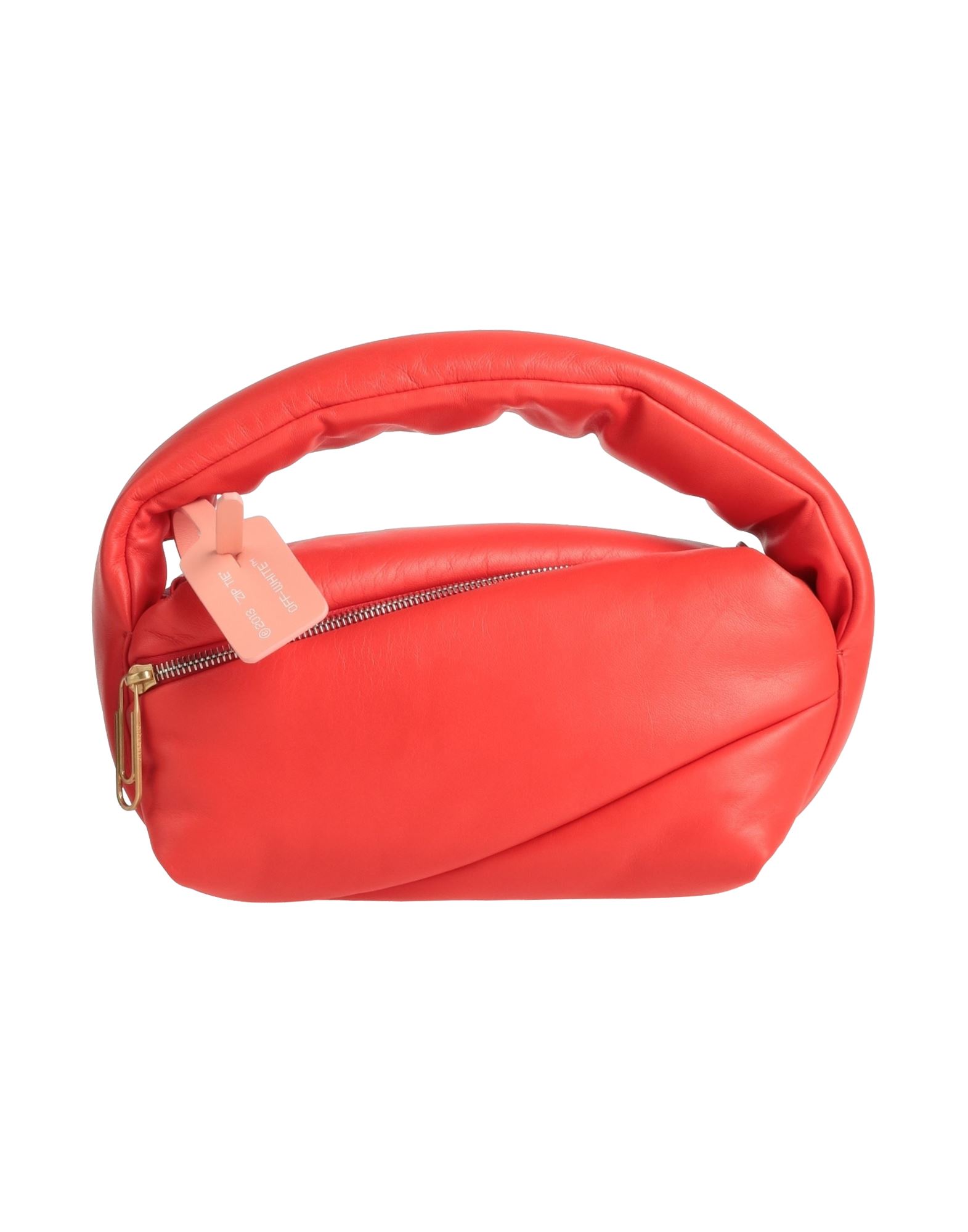 OFF-WHITE OFF-WHITE WOMAN HANDBAG RED SIZE - SOFT LEATHER