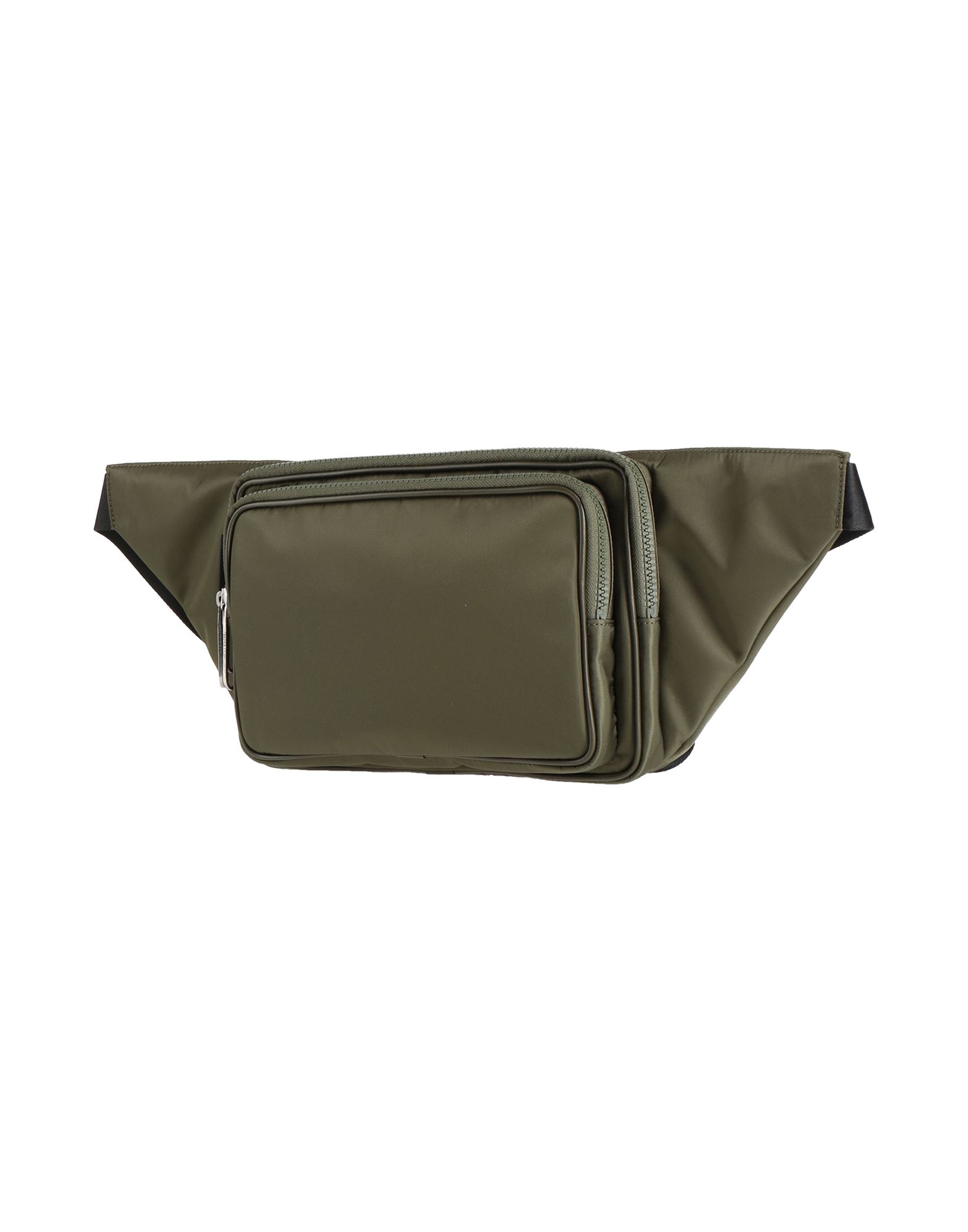 Off-white Man Bum Bag Military Green Size - Polyamide, Acrylic