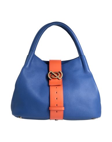 Shop Zanellato Woman Handbag Blue Size - Soft Leather