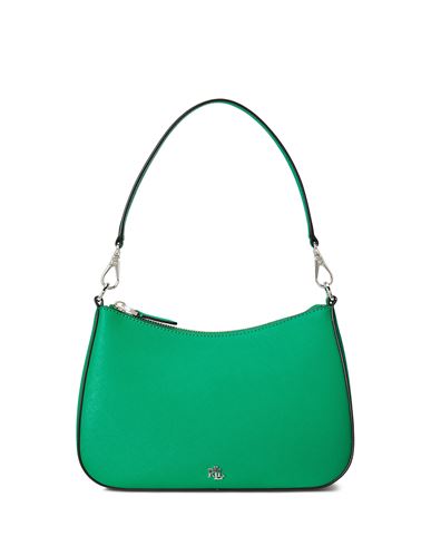 Lauren Ralph Lauren Woman Handbag Green Size - Bovine Leather