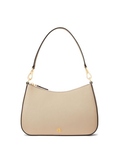 Lauren Ralph Lauren Woman Handbag Beige Size - Bovine Leather
