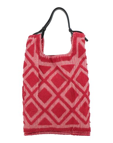 ANITA BILARDI ANITA BILARDI WOMAN HANDBAG RED SIZE - COTTON, CALFSKIN