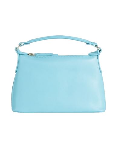 Liu •jo Woman Handbag Turquoise Size - Calfskin In Blue
