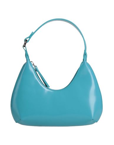 By Far Woman Handbag Turquoise Size - Cowhide In Blue