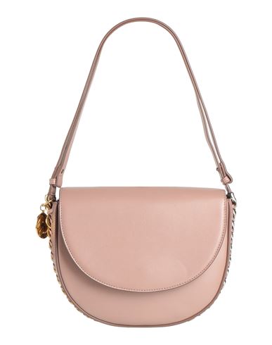 Stella Mccartney Woman Shoulder Bag Pastel Pink Size - Polyester, Polyurethane