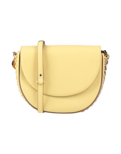 Stella Mccartney Woman Shoulder Bag Light Yellow Size - Polyester, Polyurethane