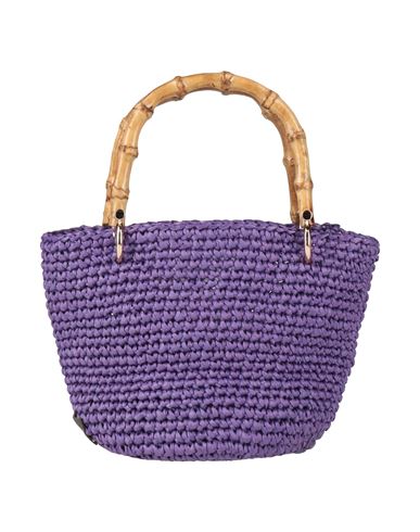 Chica Woman Handbag Purple Size - Viscose, Bamboo