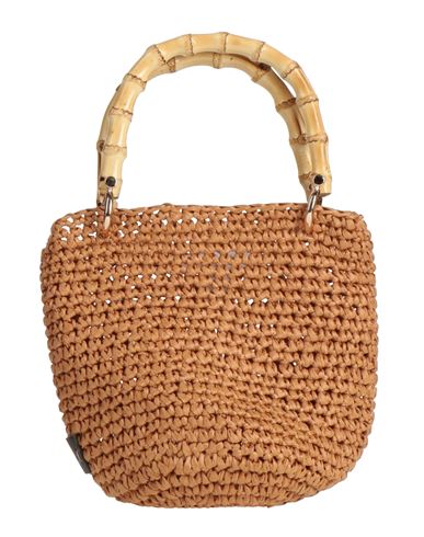 Chica Woman Handbag Camel Size - Viscose, Bamboo In Beige