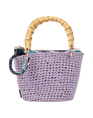 Chica Woman Handbag Lilac Size - Viscose, Bamboo In Purple
