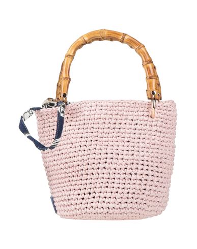 Chica Woman Handbag Light Pink Size - Viscose, Bamboo
