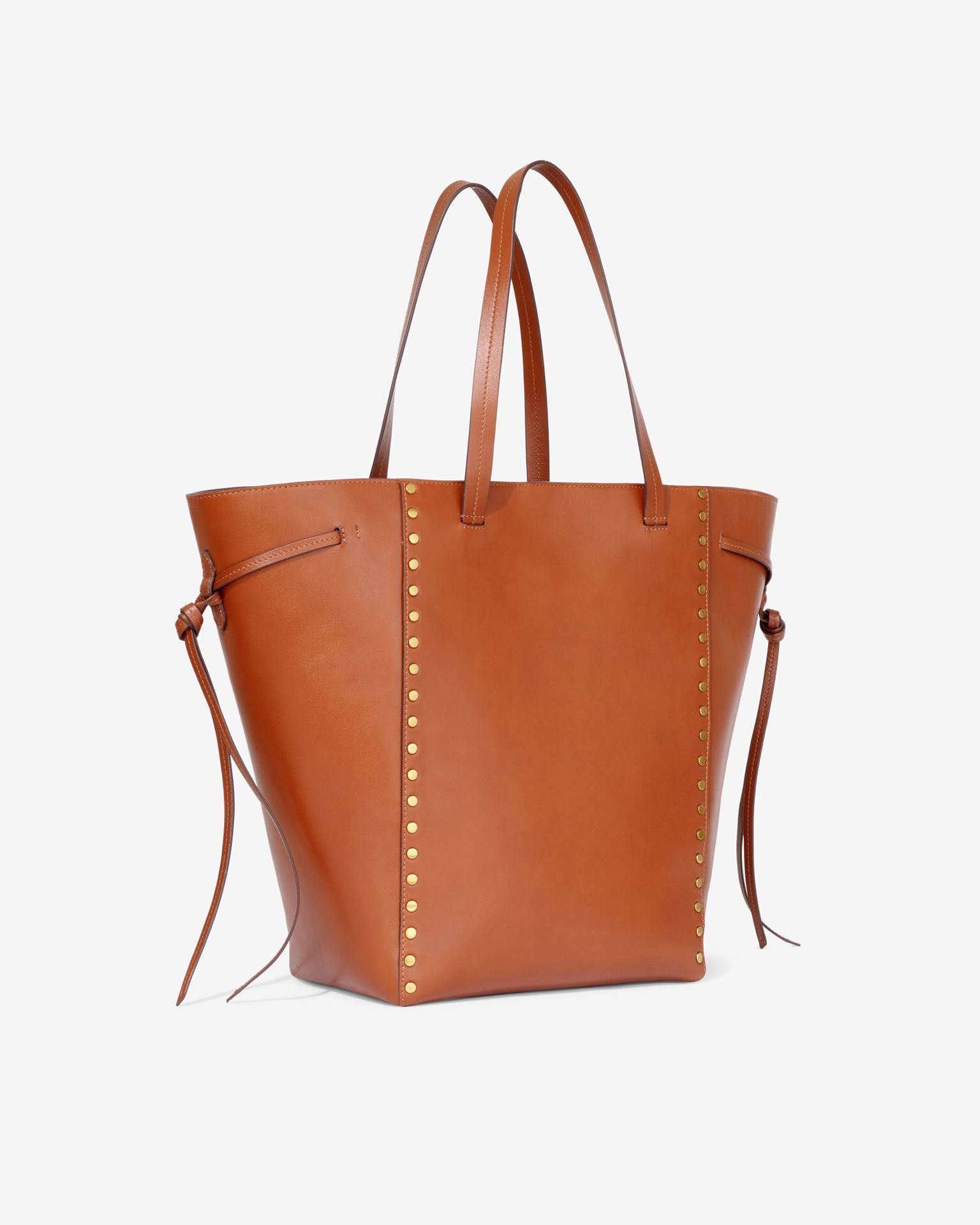 Isabel Marant Oskan Leather Tote Bag In Brown