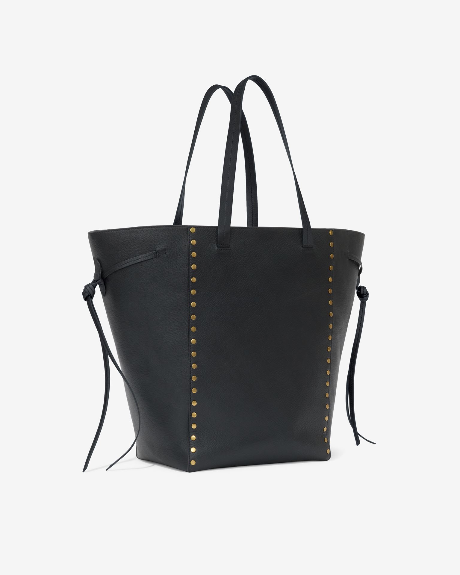 Isabel Marant Oskan Leather Tote Bag In Black