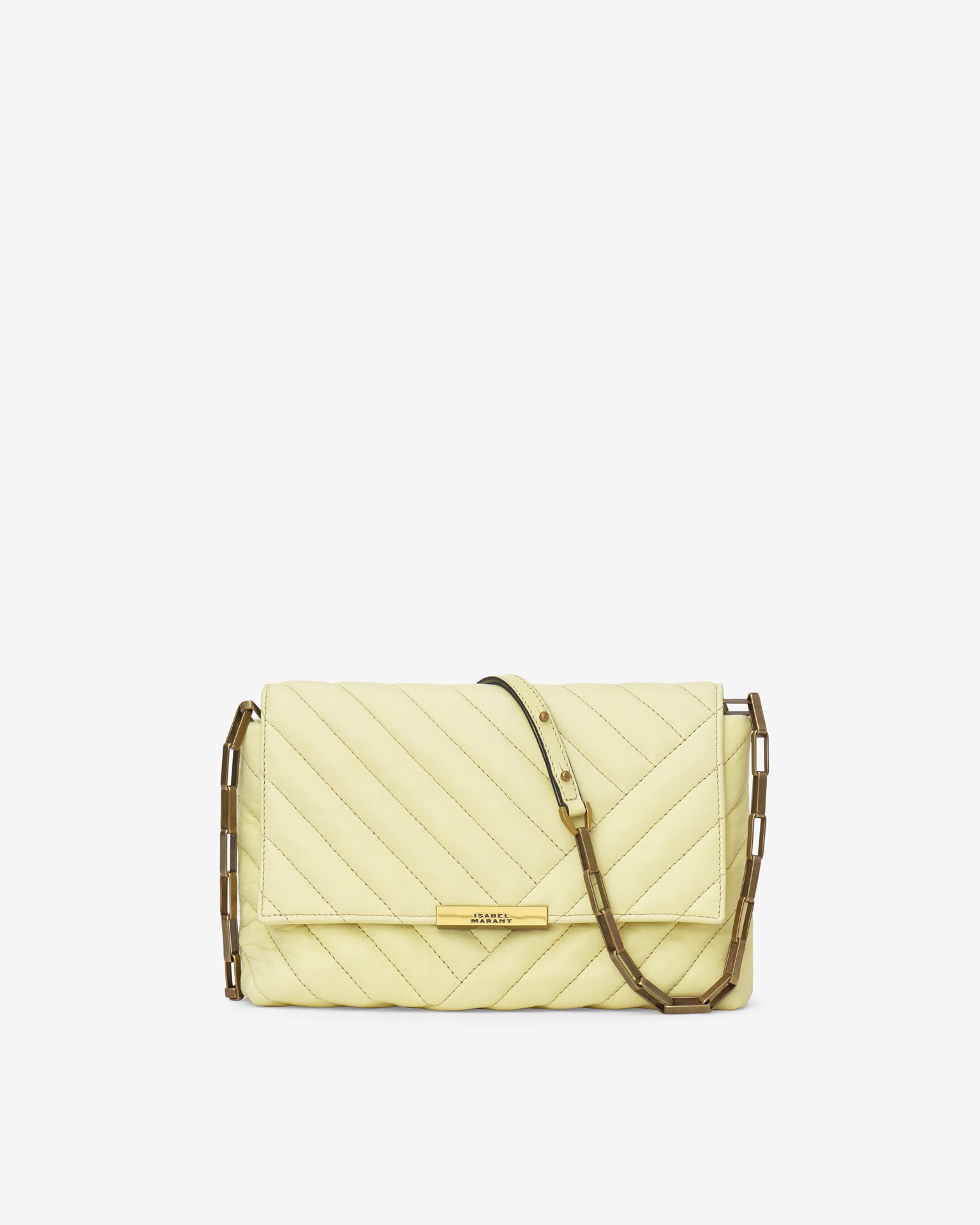 Isabel Marant, Merine Quilted Leather Bag - Women - Yellow