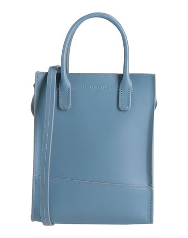 Il Bisonte Woman Handbag Pastel Blue Size - Soft Leather