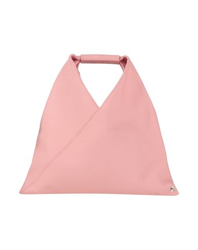 Mm6 Maison Margiela Woman Handbag Pink Size - Bovine Leather, Copper