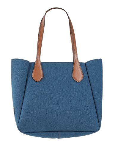 Gum Design Woman Handbag Azure Size - Textile Fibers In Blue
