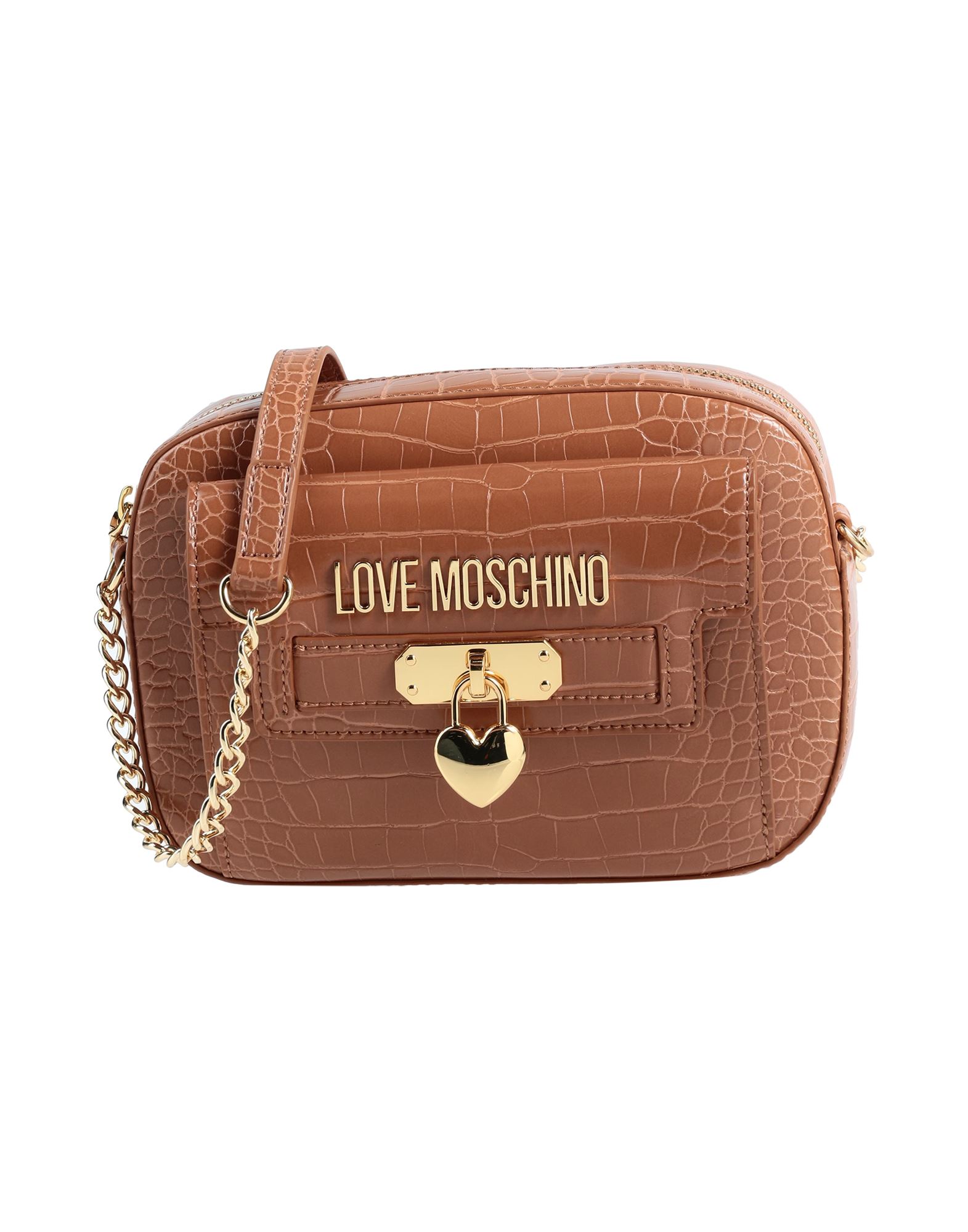 Love Moschino Handbags In Camel